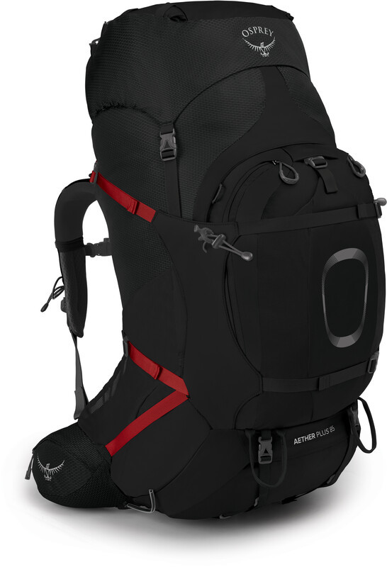 Osprey Aether Plus 85 Backpack, black S/M 2021 Plecaki turystyczne 1-036-1-S/M