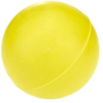 Classic Pet Products piłka do zabawy dla psów, guma, solidna, 70 MM, żółty