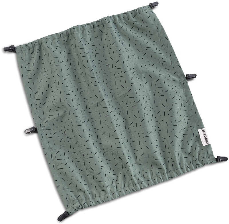 Croozer Osłona przeciwsłoneczna do Kid Vaaya 2, jungle green/black 2021 Akcesoria do przyczepek 122211420
