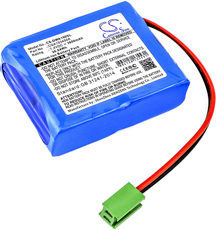 Cameron Sino CEMB DWA 1000 wheel CGA103450A 3600mAh 26.64Wh Li-Ion 7.4V CS-DWA100SL