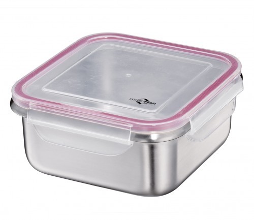 Kuchenprofi pojemnik na żywność, stal nierdzewna/tworzywo sztuczne, 1,7 l, 19×19 cm KU-1001872800