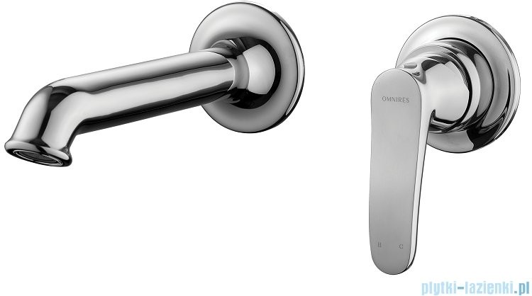 Omnires Art Deco bateria podtynkowa umywalkowa chrom AD5115CR