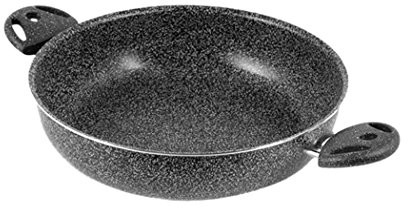 Home Stone patelnia nieprzywierająca powłoka 2 uchwyty, kamienia, antracyt, 20 cm 8003512664762