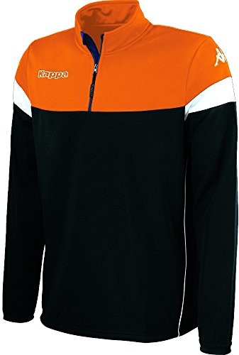 Kappa Novare Sweat bluza dresowa, męskie spodnie XXXL czarny czarny/pomarańczowy/biały. XL 304IPJ0