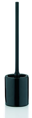 Kela KELA Mono 22588 Toiletborstel en houder, keramiek, zwart 22588