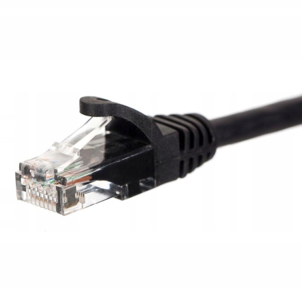 Patchcord RJ45 kat. 5e Utp, 2m czarny