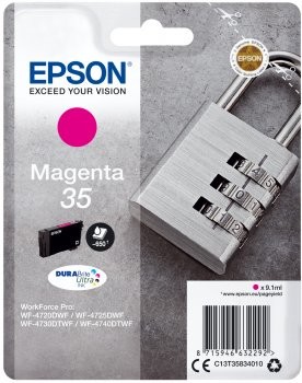 Epson 35  9.1 ML  Magenta  oryginalne  Blister z R C13T35834020