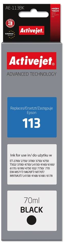 ActiveJet tusz do Epson 113 C13T06B140 new AE-113Bk AE-113Bk