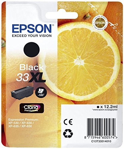 Epson Wkłady atramentowe  c13t33514022 czarna Oryginalna Pack of 1 2666551