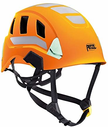 Modi PETZL Petzl Unisex Adult A020DA01 Strato Vent HI-VIZ pomarańczowy, solidny, jeden rozmiar A020DA01