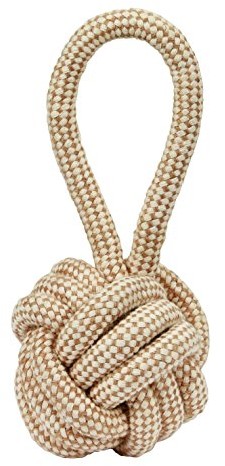 Kerbl 81460 ball AM linka M, Diameter 8 x 21 cm/bawełna z juty