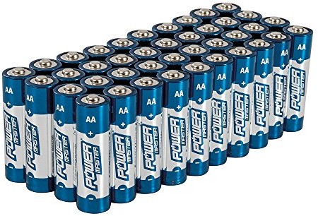 Powermaster PowerMaster 827540 Ultra + Power Alkaline-bateria  AA  40 sztuk, niebieski 827540