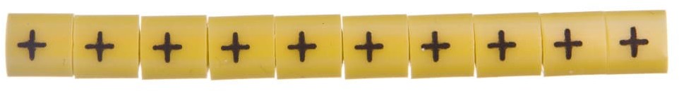 Ergom Oznacznik przewodów OZ-1/+ żółty E04ZP-01020205000 100szt. 01020205000