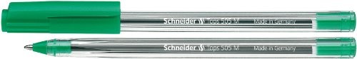 Schneider Tops 505 z kapturkiem Clip długopisy i stal nierdzewna koronka M, zielony 4004675004659