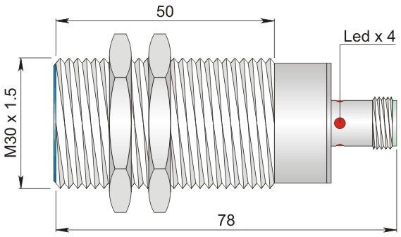ORNO indukcyjny 30 mm SI30-A10 NC H I30000001