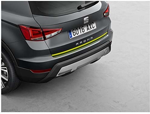 Seat Seat 6F9071360H listwa do tylnej klapy designerska listwa ozdobna listwa ochronna klapa bagażnika ochrona krawędzi, zielona/żółta 6F9071360H