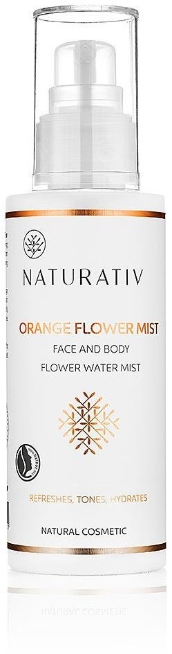 Naturativ Orange Flower Mist Face & Body wodna mgiełka do ciała Kwiat Pomarańczy 100ml