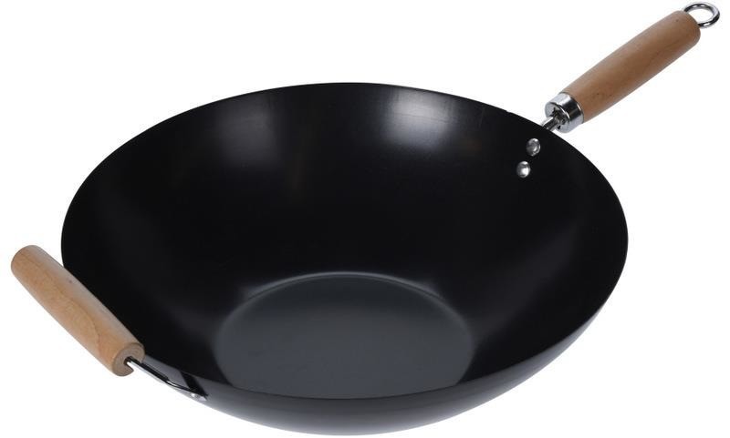 Patelnia WOK ze stali węglowej 35 cm 112919