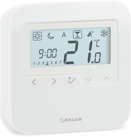 SALUS Natynkowy przewodowy cyfrowy regulator temperatury tygodniowy Salus HTRP24(50) salus19.01-26-uniw