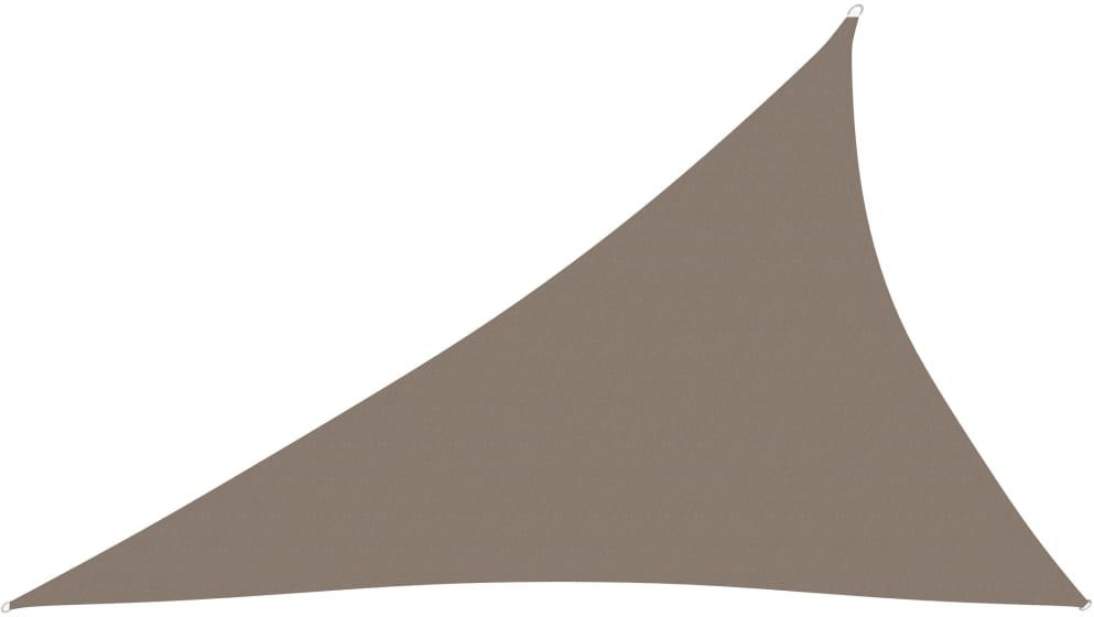 VidaXL Trójkątny żagiel ogrodowy, tkanina Oxford, 3x4x5 m, taupe