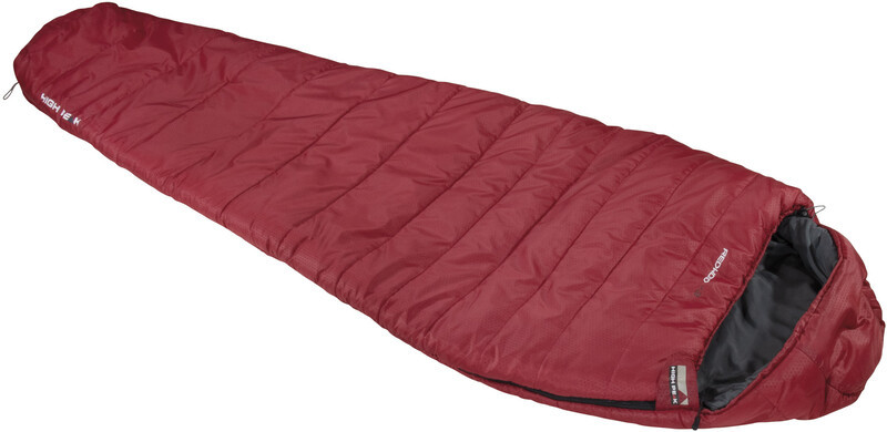High Peak Redwood -3 Sleeping Bag, czerwony Left Zipper 2022 Śpiwory syntetyczne 23085