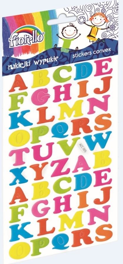Fiorello Naklejki wypukłe literki GR-NP127 FIORELLO