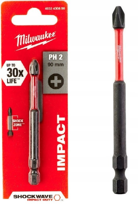 MILWAUKEE Milwaukee Bit Udarowy Końcówka Shockwave PH2 90mm