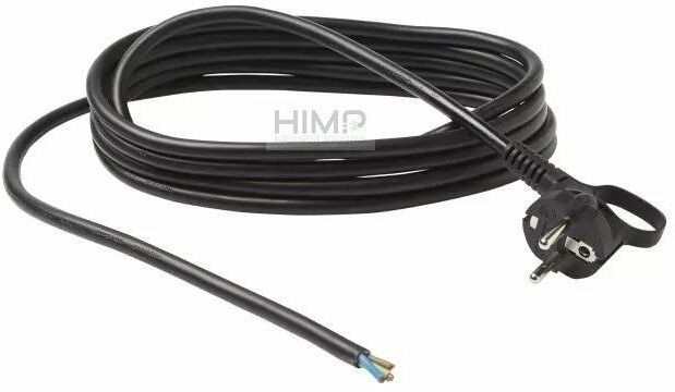 Diall Wtyczka z przewodem 3x1,5 sznur przyłączeniowy - 3m czarny 828781