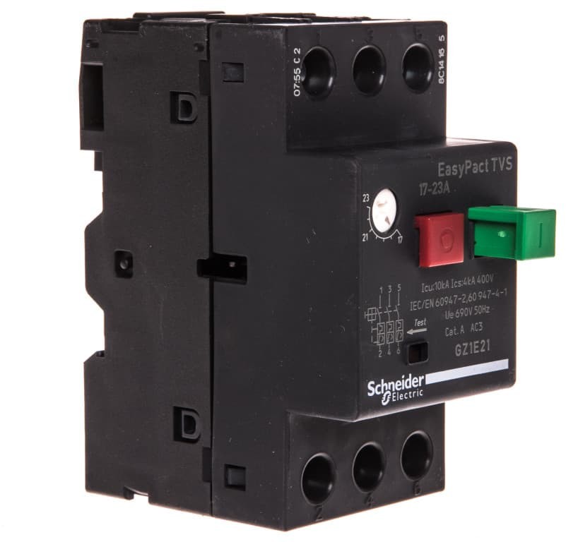 Schneider Electric Wyłącznik silnikowy 3P 9kW 17-23A GZ1E21 GZ1E21