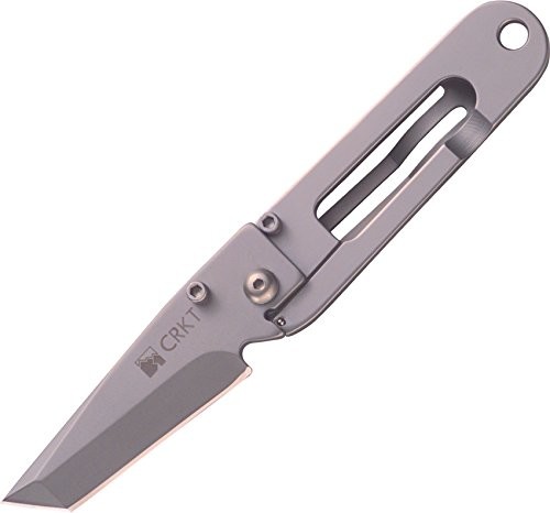 Columbia River Knife & Tool K.I.S.S., Stainless Handle & Blade, Tanto, Plain 9001311