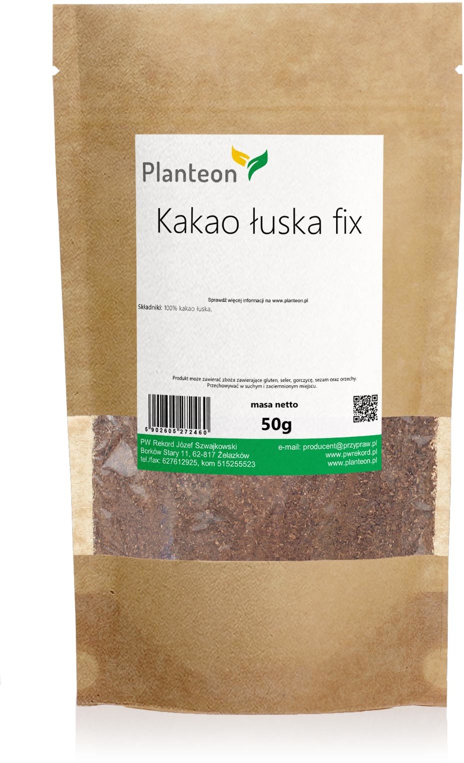 Planteon Kakao łuska fix 50g 2-0077-03-3