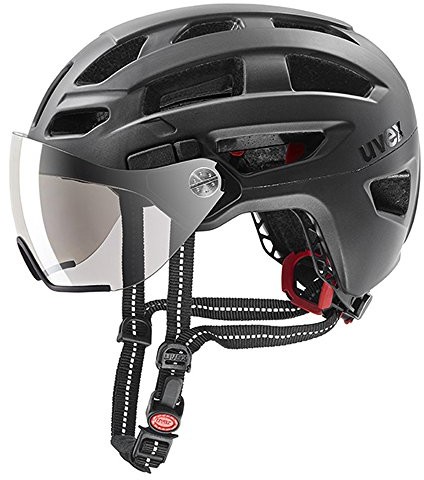 UVEX finale Visor City Trekking kask rowerowy czarna 2018, 56-61cm 4107530317