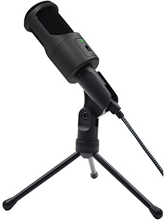 Woxter Woxter Mic Studio 50 mikrofon kondensacyjny i USB z regulowanym stojakiem, czarny WE26-022