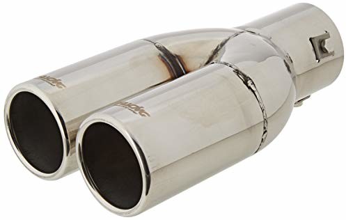 Simoni Racing Simoni Racing TRX/77 końcówka rury wydechowej podwójna zaokrąglona Inox TRX/77
