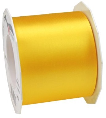 Unbekannt Präsent taśma satynowa, żółta, 25 m - 72 mm 3247525-605