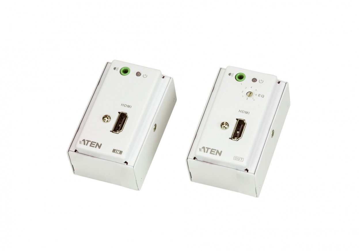 Aten Extender VE807-AT-G HDMI/Audio Kat 5 Extender z MK Wall Plate VE807-AT-G
