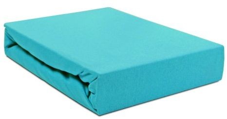 Darymex Prześcieradło Jersey z gumką turkusowe 220x200 dx-220-pjr-012