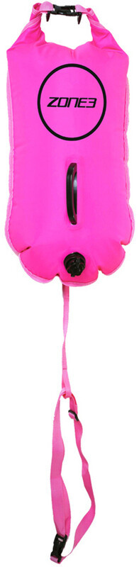Zone3 Zone3 Swim Safety Buoy Dry Bag 28L, hi-vis pink  2021 Plecaki i torby pływackie SA18SBDB114/28L