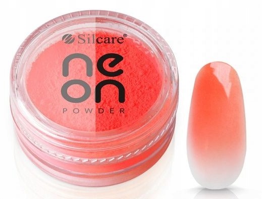 Silcare Efekt Dymu Neon Powder Orange 3g