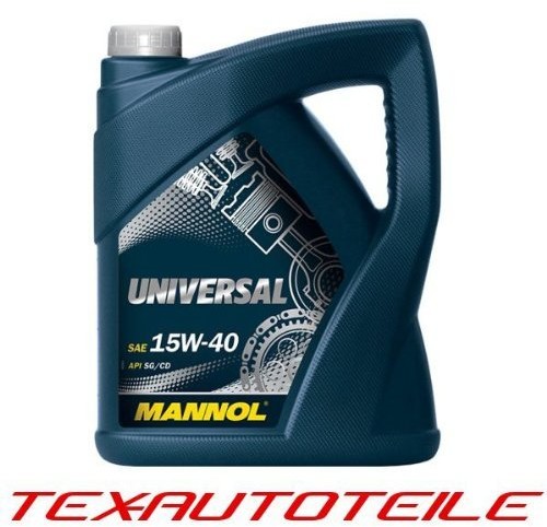 MANNOL Universal 15W-40 API SG/CD olej silnikowy, 1 litr, 5 l MN7405-5