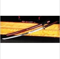 KUŹNIA MIECZY SAMURAJSKICH (R336)  MIECZ WAKIZASHI DO TRENINGU, STAL WYSOKOWĘGLOWA 1095 R336