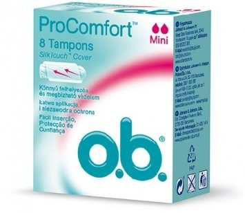 Johnson&Johnson J&J O.B. Tampony PROCOMFORT MINI 8szt.