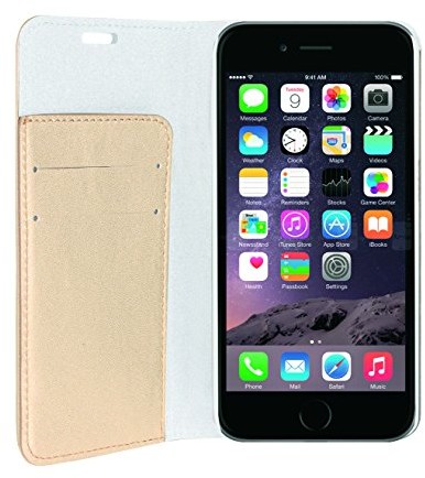 Phonix IP7BCD etui ze skóry ekologicznej, błyszczące do Apple iPhone 7 złote IP7BCD
