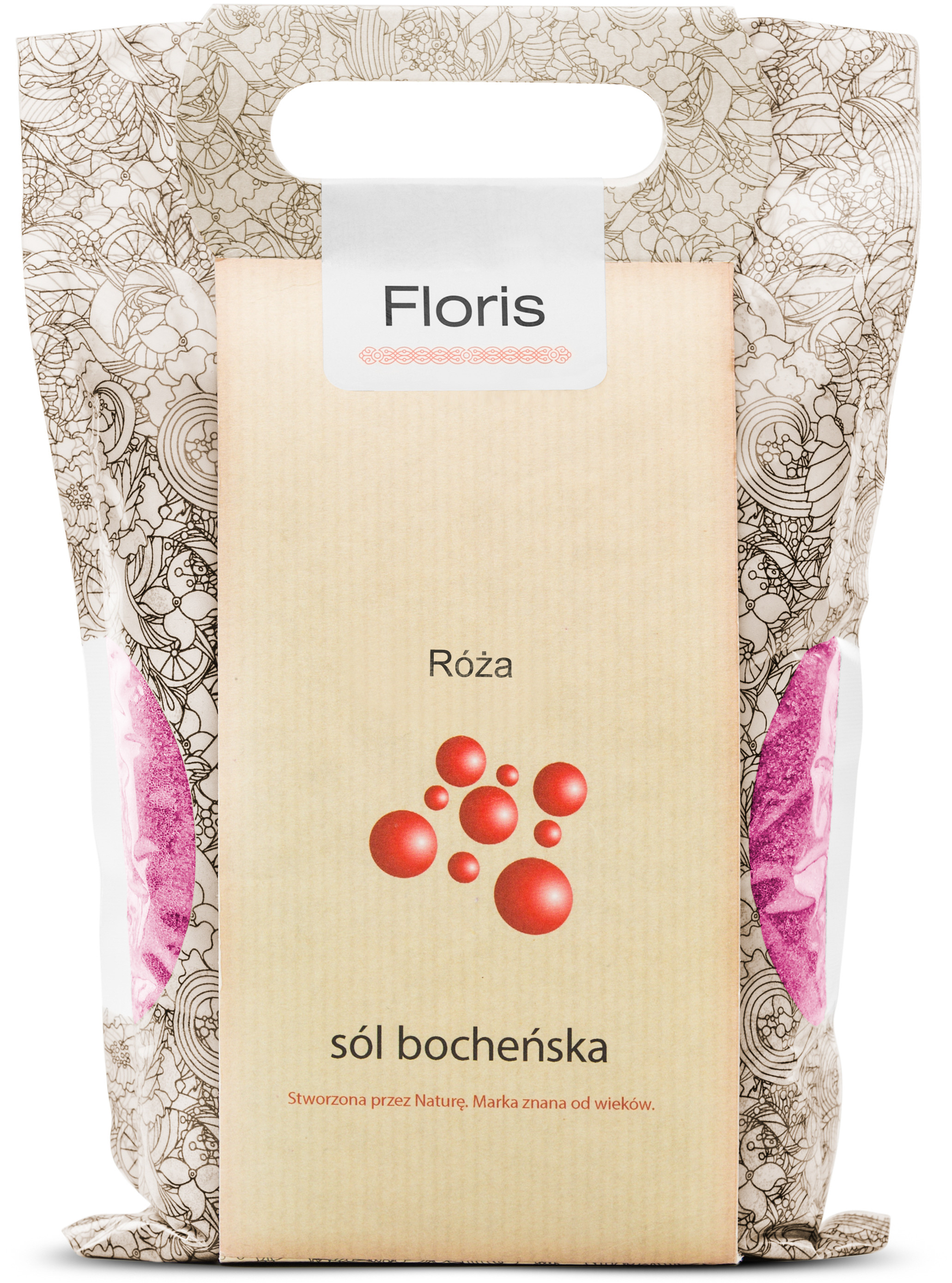 Zdjęcia - Pozostałe kosmetyki SOL Bocheńska sól Floris 1,2 kg Różana 