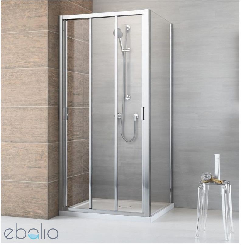Radaway Kabina prostokątna 100x80 Evo DW+S Radaway (335100-01-01 + 336080-01-01)