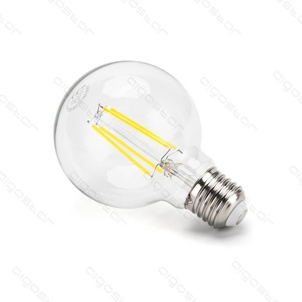 AIGOSTAR Żarówka LED kulka Filament E27 8W G80 zimna 6500K 199012