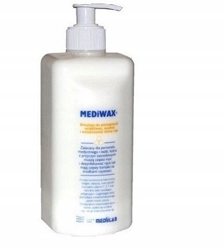 Mediwax emulsja do rąk i ciała z pompką 500ml