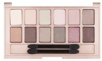 Maybelline The Blushed Nudes Palette paleta cieni do powiek 9,6g 43026-uniw