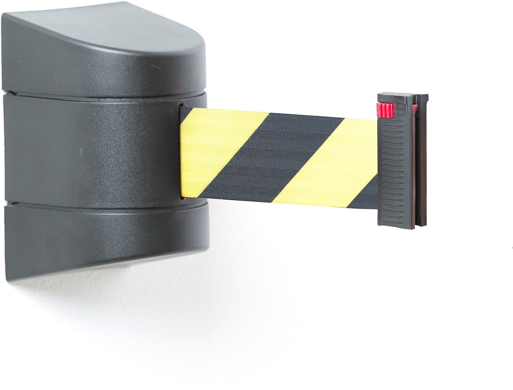 AJ Taśmowy system wygradzający 4600 mm czarny żółto-czarna taśma 312454