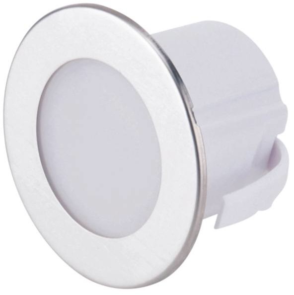 Dpm Lampa schodowa LED DPM 1,2 W 4000 K IP20 okrągła stal nierdzewna YCB178S